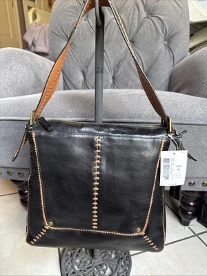 Antonio Melani Black & Brown braided Hobo Bag NEW! w dust bag - Image 1 of 4