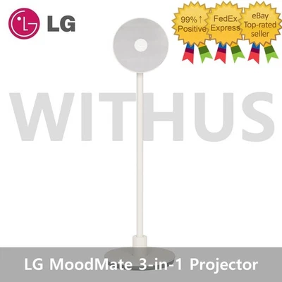 LG MoodMate PF600U 120" 300 ANSI Beam Projector + Mood Lamp + Bluetooth Speaker - Image 1 of 4