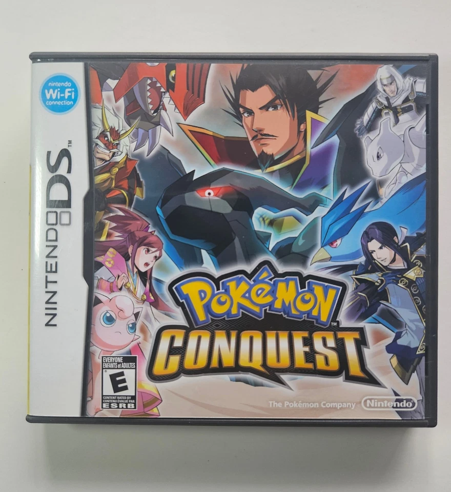 Pokemon Conquest (Nintendo DS, 2012) Auténtico CIB Completo Probado Foto 1 de 4