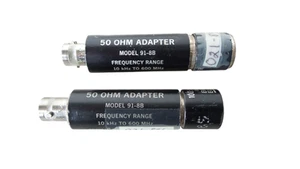 LOT OF 2 Boonton 91-8B  50 Ohm Adapter W/ 91-7C - Free Shipping - Picture 1 of 4