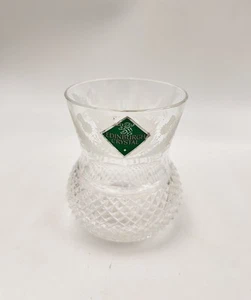 Edinburgh Crystal Thistle Old Fashioned Glass Single Made in Scotland 3.1” 150ml - Picture 1 of 12
