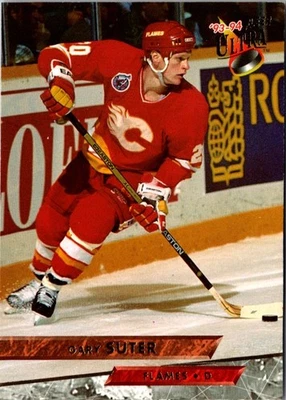 1993 Ultra Gary Suter #226 Calgary Flames Hockey Card - Image 1 of 2