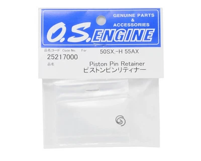 O.S. OS .50 50 SX SX-H .55 55 AX Engine Piston Pin Retainer Clips (2) 25217000 - Image 1 of 2