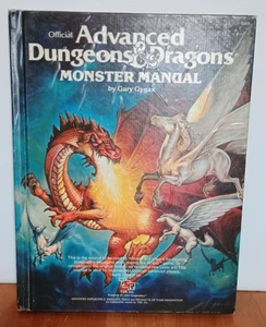 AD&D Advanced Dungeons & Dragons 1st Edition Monster Manual 8th Printing TSR D&D - Picture 1 of 11