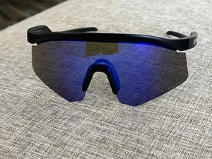Oakley Hydra Sunglasses OO9229 Flat black frames Saphire Prism lenses - Picture 1 of 6