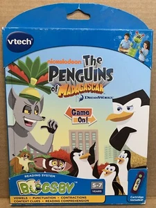 Bugsby Reading System "The Penguins of Madagascar" [Brand New, Book & Cartridge] - Picture 1 of 6