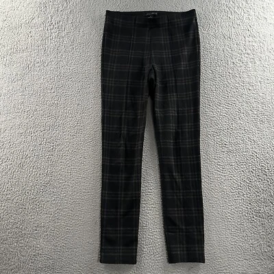 Sanctuary x Anthropologie Womens Leggings  Black Multicolor Small Plaid Ankle - Image 1 of 4