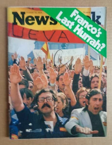NEWSWEEK magazine OCTOBER 13 1975 FRANCOs LAST HURRAH-Muhammad Ali Frazier Fight - Foto 1 di 4
