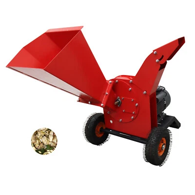 Подвижная дробилка по дереву 7,1 дюйма * 5,1 дюйма садовая дробилка 220 В 3 КБрВт - Изображение 1 из 4