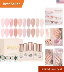 Glossy Gel Nail Polish Set - 10 Colors - UV LED Soak Off - Home DIY Manicure - Picture 1 of 9
