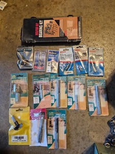 lot of 14 various router bits and router bit bearing kit - Picture 1 of 8