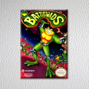 NES - Battletoads (NEW High Quality Box Art FRIDGE MAGNET) - Picture 1 of 2