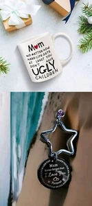Funny Gift For Mum Mom Mummy Front Daughter For Birthday Christmas Mothers Day - Picture 1 of 8