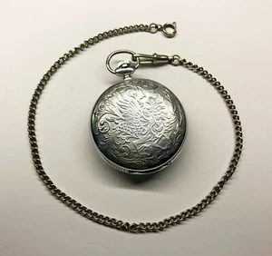 Sowjetische Vintage Taschenuhr Molniya Pfau - Uhr Blitz UdSSR - Bild 1 von 7