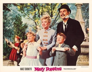 Mary Poppins 1964 EE. UU. Tarjeta de escena - Imagen 1 de 1