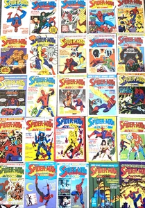 SUPER SPIDER-MAN WEEKLY. NUMBER'S VARIOUS ISSUES 452-499 (25 X 1981-1982 LOT). - Picture 1 of 24