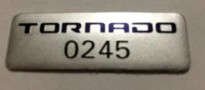 Genuine Ford BA BF Build Number Badge FPV F6 Tornado 0245 - Bild 1 von 1