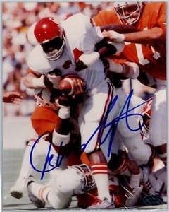 Foto 8x10 firmada por Joe Washington... Oklahoma Sooners 1970’s All-American A0406 - Imagen 1 de 2
