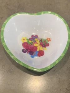 Ciotola a forma di cuore per bambini con farfalle - Foto 1 di 4