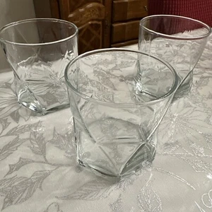 3er Set Cera Modernist Gläser klar Trinkgläser Bargeschirr Lowball Vintage - Bild 1 von 12