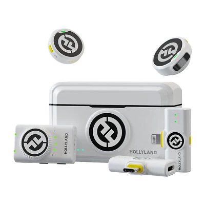 Hollyland Lark M2 Duo kabelloses Mikrofon für 2 Personen für iPhone, Kamera, Android - Bild 1 von 4