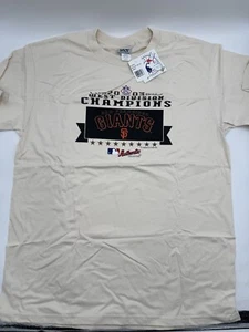 Mens San Francisco Giants Baseball 2003 West Division Champ T-Shirt Large New - Picture 1 of 2