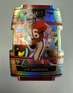 2021 Panini Select Joe Montana Silver Prizm Die Cut #36 - Bild 1 von 2