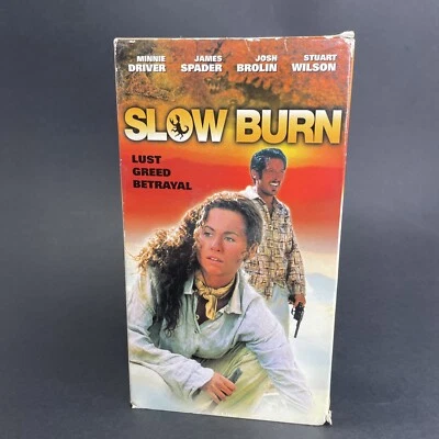 Slow Burn (VHS, 1999) Thriller, Minnie Driver, James Spader, Josh Brolin Foto 1 de 4