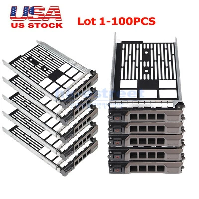 Lot 3.5" SATA Caddy Tray For Dell T710 T610 T410 T310 0F238F T420 T620 320 R530 - Image 1 of 4