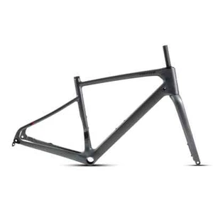Gravel Bicycle Frameset Carbon Bike Frame 700C Disc Brake 45cm 48cm 51cm 54cm - Picture 1 of 22