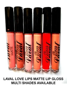 Laval Love Lips Matte Lip Gloss Multi Shades Available - Picture 1 of 7