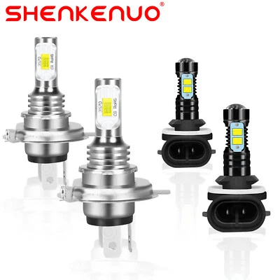 Kit combinado de 4x faros antiniebla LED para Hyundai Grand I10 2015-2016 6000 k Foto 1 de 4