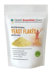 Vegan Nutritional Yeast Flakes - B12 Fortified, Superior Nooch - Extra Tasty - Picture 1 of 7