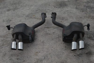 M139 Maserati Quattroporte 2006 trasero derecho e izquierdo doble punta escape silenciador par Foto 1 de 4