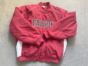 Russell Athletic Men's Jacket Large Red Atlanta Falcons Baseball Bomber Jacket - Picture 1 of 21