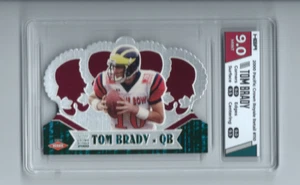2000 PACIFIC CROWN ROYAL RETAIL #110 TOM BRADY RC IN HGA MINT 9 - Picture 1 of 2