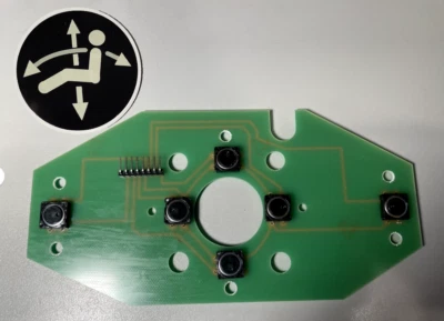 BELMONT DENTAL CHAIR FOOT CONTROL PCB w/POSITION LABEL BEL20 BEL10 BEL7