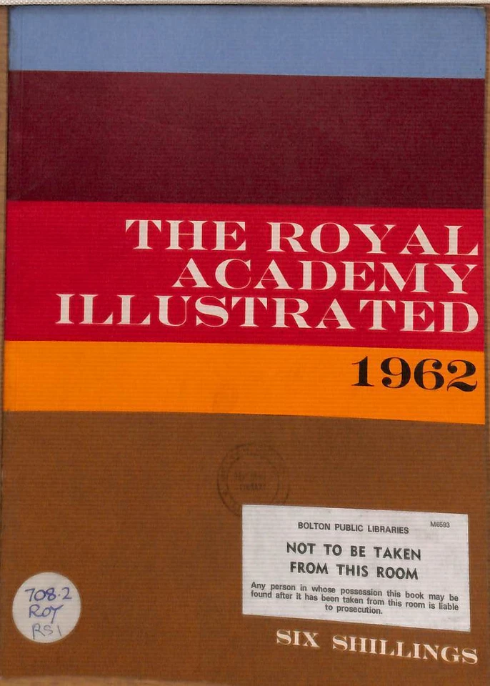 THE ROYAL ACADEMY ILLUSTRATED 1962., No Author., Good Condition, ISBN - Image 1 of 1
