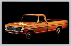 1970 Ford Truck Pickups Vintage Posted Unused Postcard - Picture 1 of 2