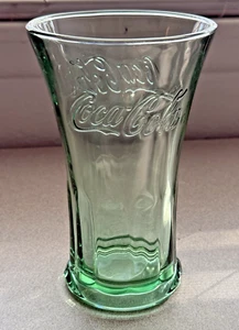 Vaso tintado acampanado verde original Coca-Cola. Libbey. 16 oz. Vintage. - Imagen 1 de 7