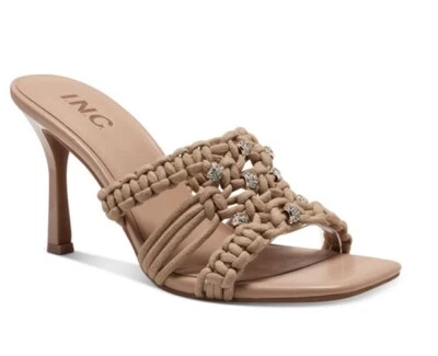 Zapato sandalia de tacón color tostado BENDA 7,5 m INC International Concepts para mujer Foto 1 de 4