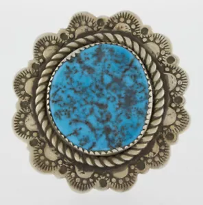 8.25 - Natural Sleeping Beauty Turquoise Ring By Daniel Coriz - Picture 1 of 4