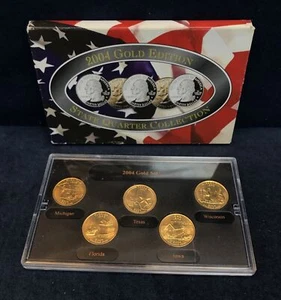 2004 Gold Edition State Quarter Collection-Uncertified - Picture 1 of 2
