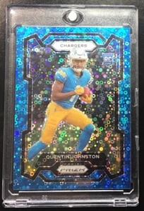 23 Prizm Quentin Johnston No Huddle Blue Prizm Rookie RC /95 Rarer Than Sparkle - Picture 1 of 2