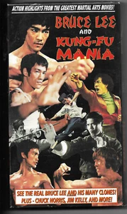 Bruce Lee und Kung Fu Manie - Kampfkunst - VHS - Bild 1 von 2