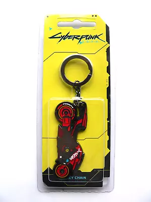 New Jinx Cyberpunk 2077 Rev It Up Metal Keychain Official Licensed Key Ring - Image 1 of 4