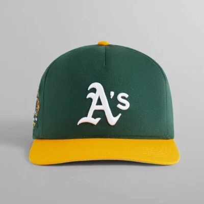 Kith for 47 Oakland Athletics A’s Hitch Snapback Green Yellow Baseball Hat Cap - Image 1 of 4