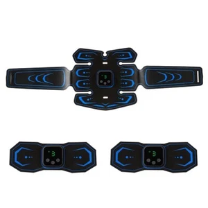 Rechargeable EMS Abdominal Muscle Stimulator ABS Trainer Toner Fitness Belt - Picture 1 of 1