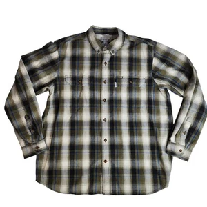 Carhartt Shirt Men's XL Plaid Button Down Relaxed Fit Workwear - Picture 1 of 8