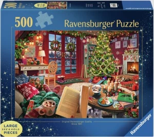 RAVENSBURGER PUZZLE WEIHNACHTEN*500 TEILE LARGE*COZY CHRISTMAS RETREAT*RARITÄT - Bild 1 von 1